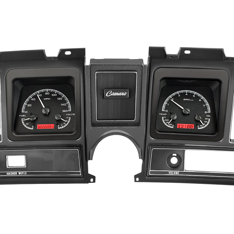 Dakota Digital Chevy Camaro Vhx System Black Alloy Style Face